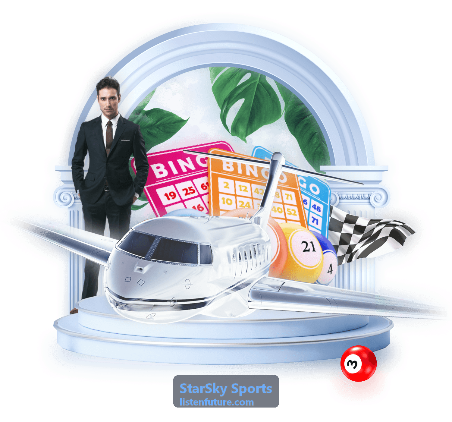 StarSky Sports 团队参赛队员在跑道集合